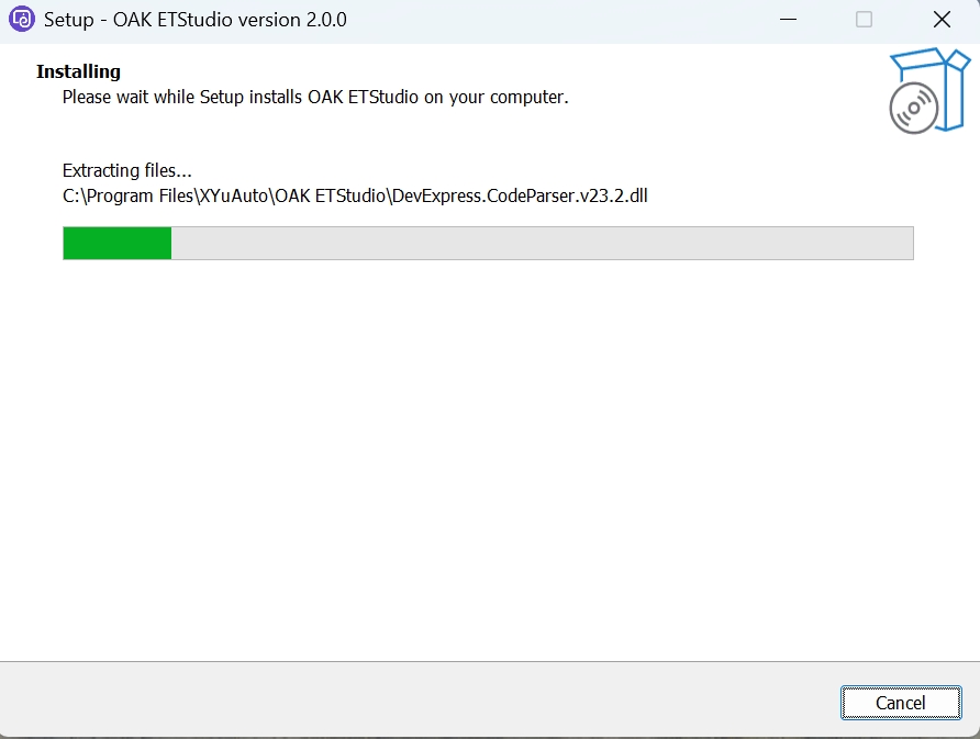 Installation Complete Screen