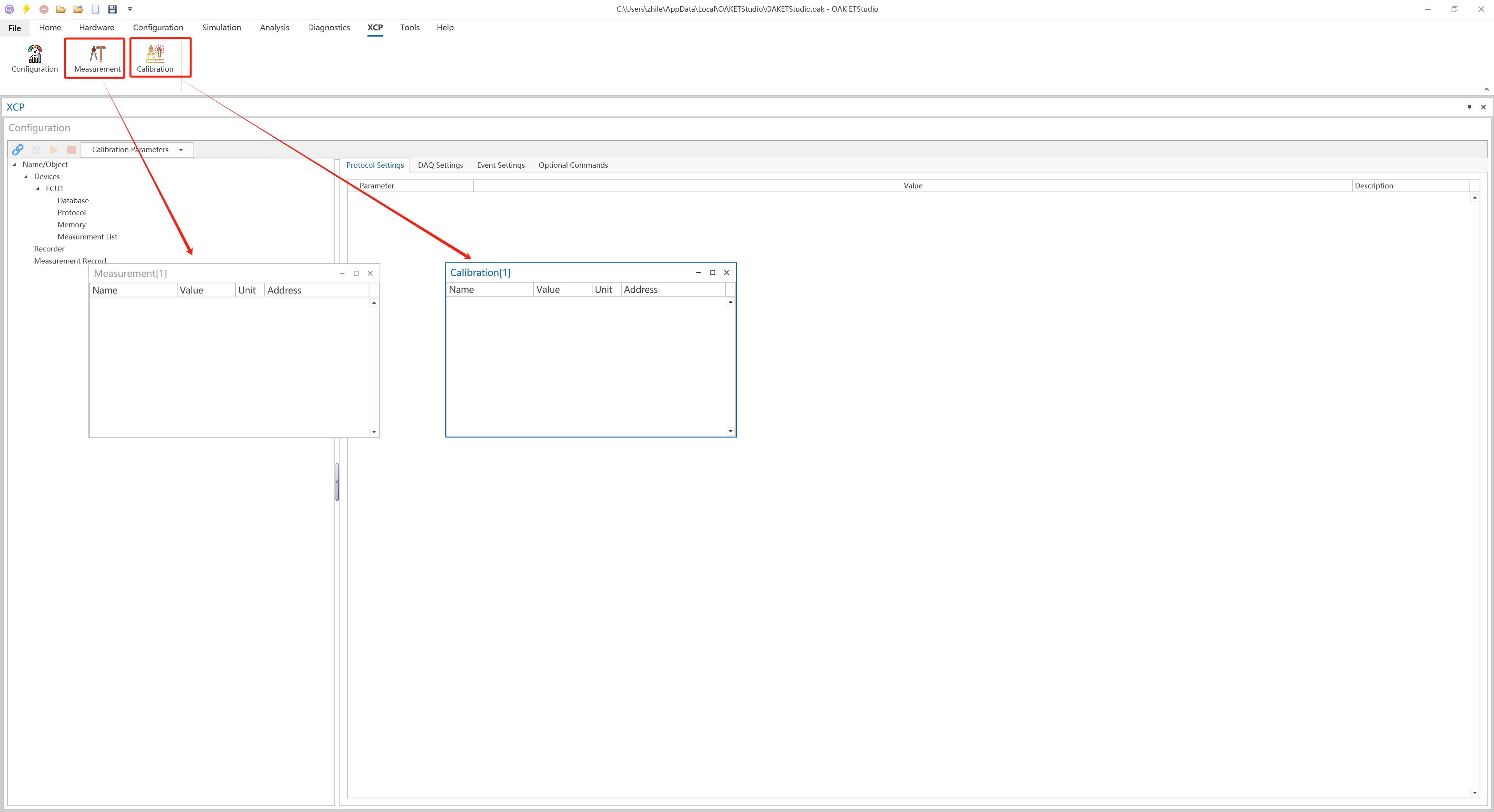 Calibration Screenshot