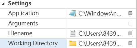 Panel File Button Control Propperties