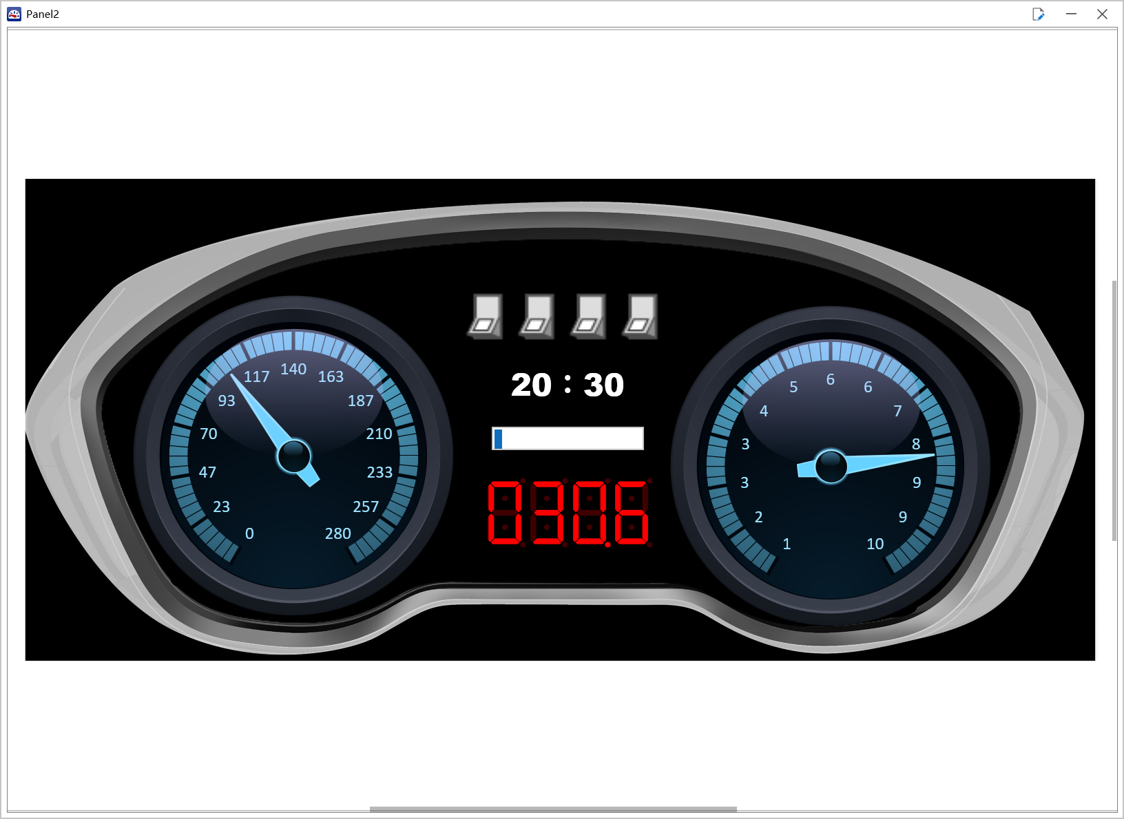 Panel Running Screenshot
