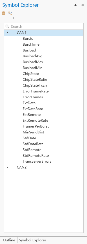 Panel Symbol Explorer - System Variables